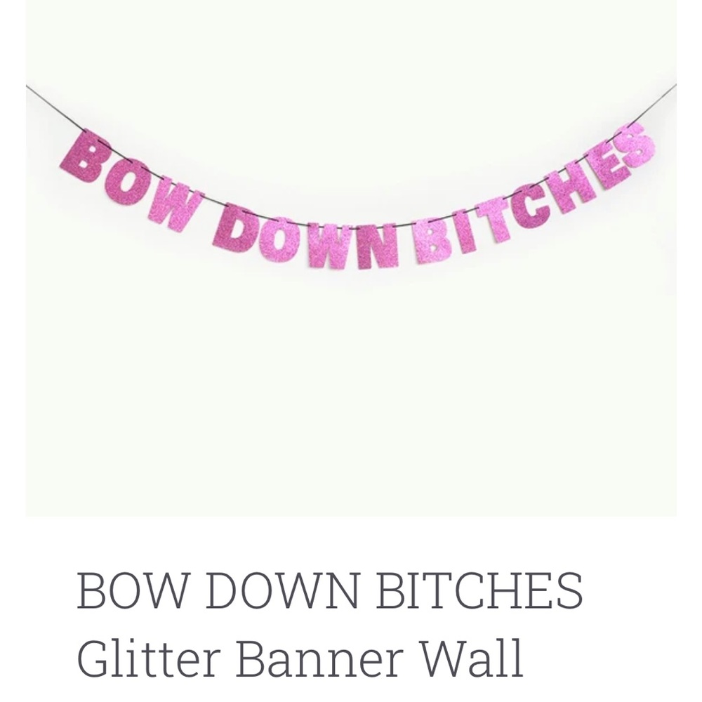Pink Glitter Party Beyonce Banner
